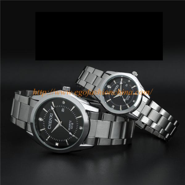 021B Couple Watches Women Watch Men Watch Stainless Steel Quartz Watch Roman Wristwatch