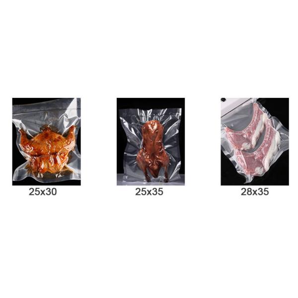 Customized Clear Embossed Heat Seal Food Bags Polypropylene Plastic Storage