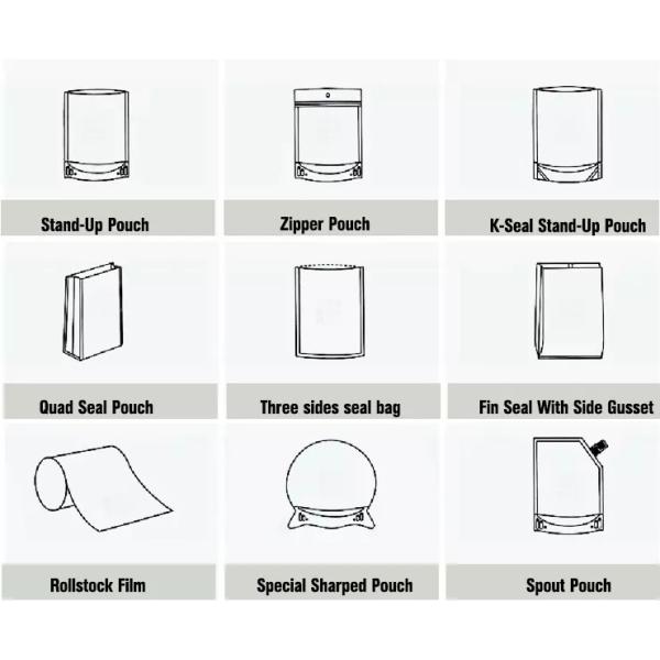 Печенья упаковывая стойку штейна вверх по запаху k мешка придают непроницаемость пластмасса Mylar с окном