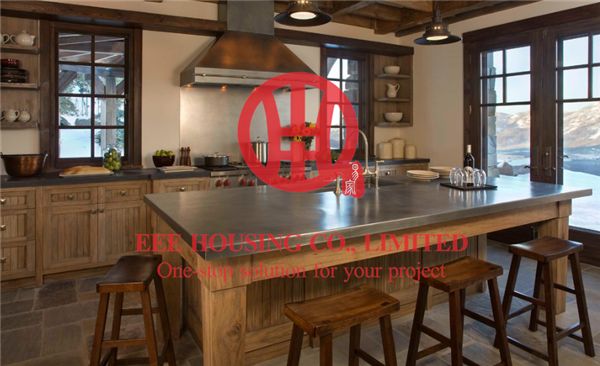 Modern Elegant Solid Wood Kitchen Cabinet with Excellent Design and Quality