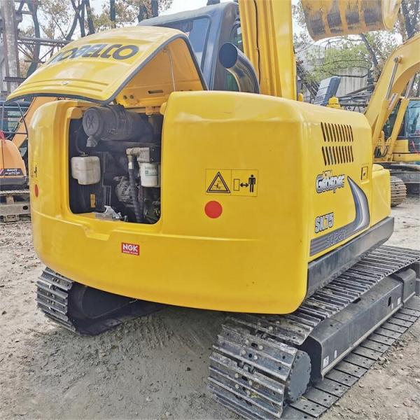 Japón Excavadora original usada Kobelco SK75 en buen estado y tipo de movimiento de cadena de rastreador