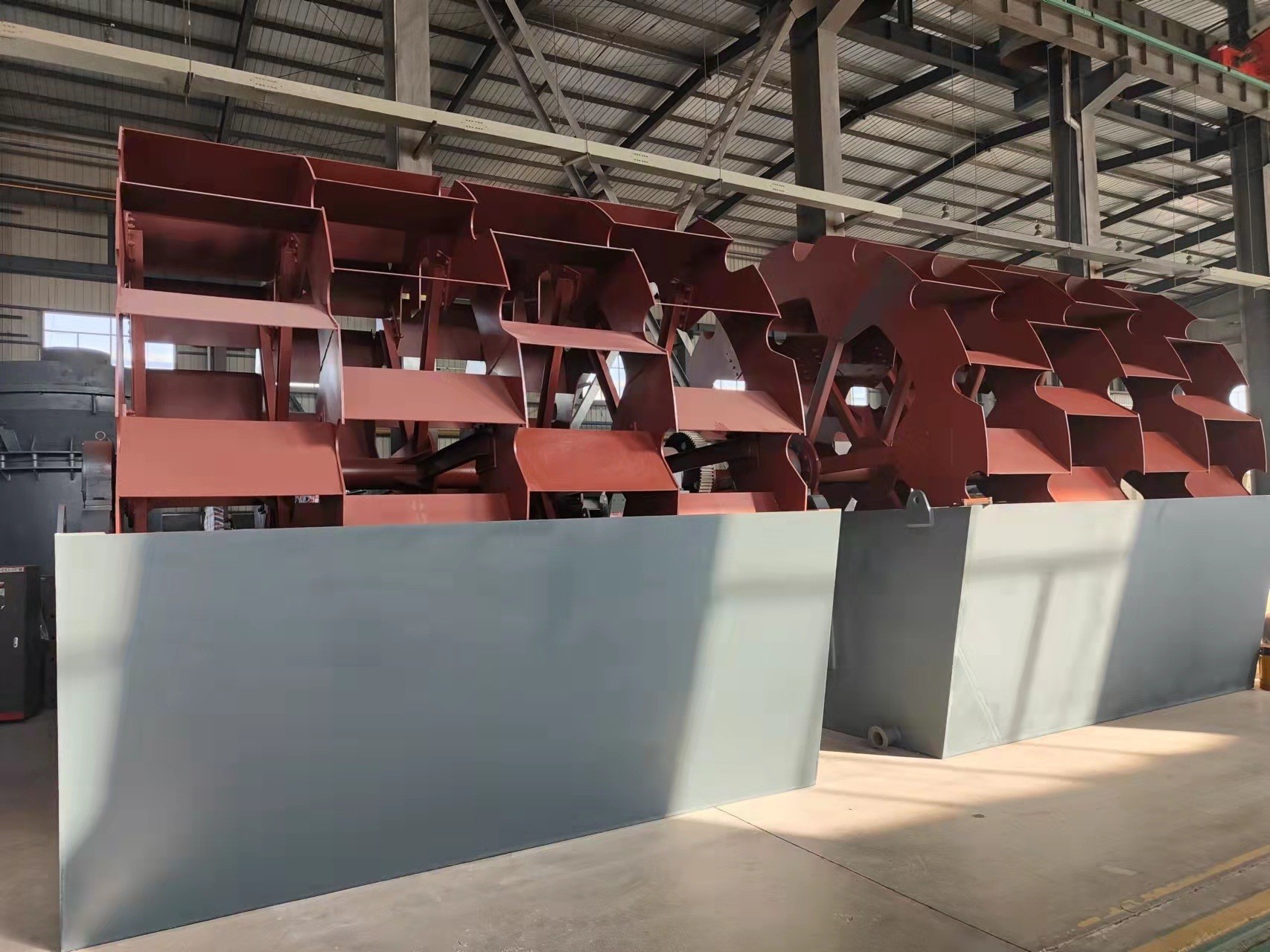 Motor Power 5.5-18.5kw Water Consumption 20-60t/h Experienced Wheel Sand Washer