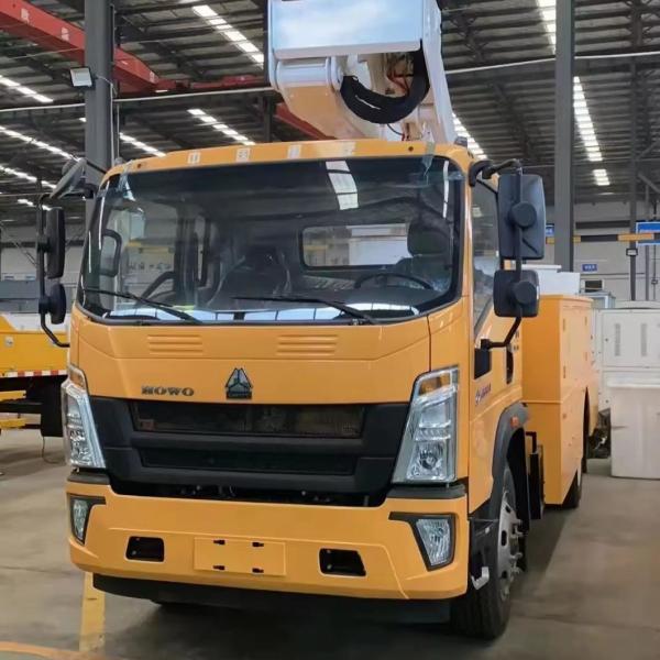 16m High Altitude Aerial Operation Lifting Platform Truck Cutoff Brake Customizable