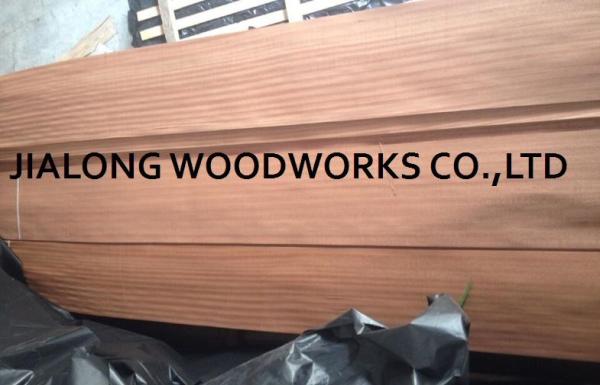 Sapele Wood Quarter Cut Veneer Sheet Natural Pink For Plywood