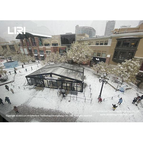 Samsung Temporary Exhibition Hall outdoor Transparent Tent For 2022 Olympic Winter Games