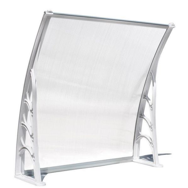 Lightweight PC Door Canopy High Impact Twin Wall Polycarbonate Sheet Easy Installation