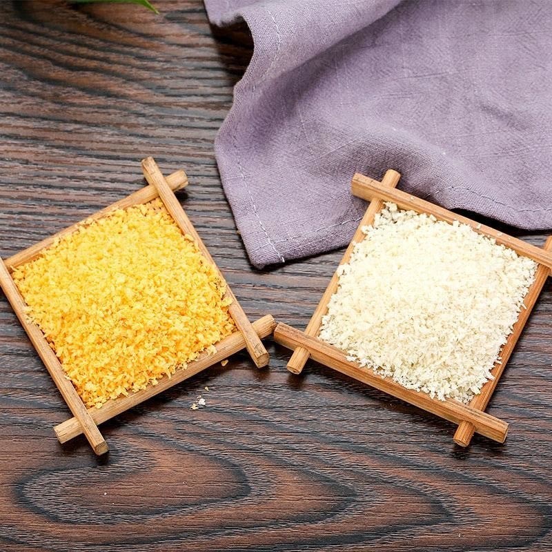 Популярный продукт хрустящие хлебные крошки Panko в желтом белом и оранжевом хлебные крошки
