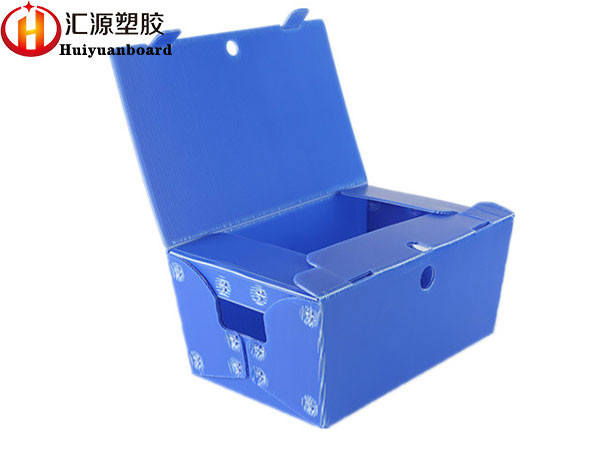 Environmental Corrugated Plastic Totes , Corrugated Plastic Box With Lid