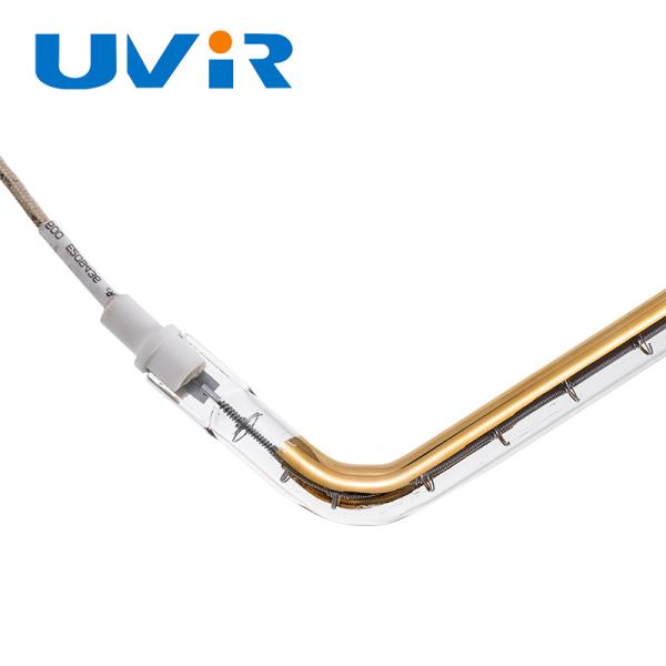 3D Contoured Gold Reflector Infrared Heating Element Tube with 150-6000W Power for Plastic Welding