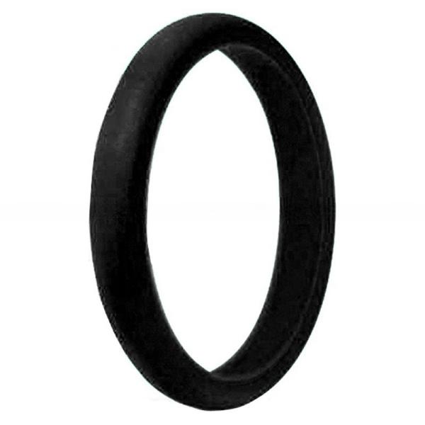 Women's Rubber Silicone Ring Inlay Technology Channel Setting Classic Sparkle Rubber Wedding Band Multi Colors 2.7mm