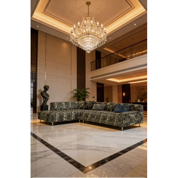 Heavy Weight 590GSM Velvet Jacquard Sofa Fabric