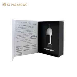 小型 スキンケア紙箱 白黒 化粧品 ギフトボックス パッケージ カード紙 磁石入れ箱