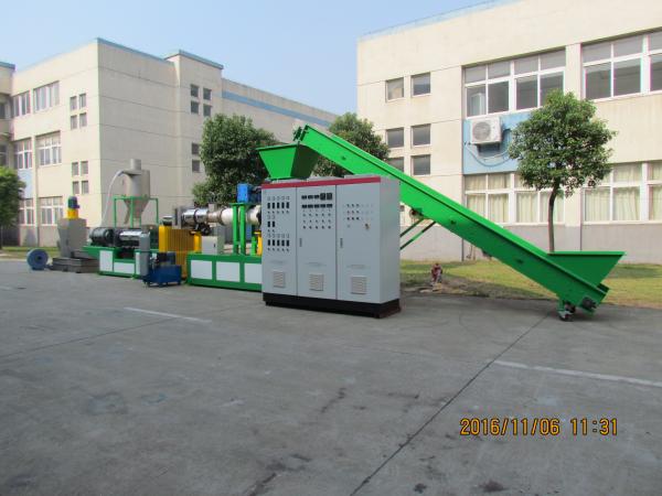 50Hz Plastic Granulating Machine , PP Woven Industrial Plastic Granulator