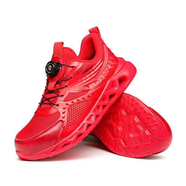 TPU+Microfiber+Flying Knit Industrial Safety Shoes with EVA Sole and Kevlar Mid Sole