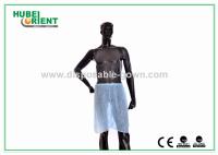 Pantaloncillos cortos de PP desechables a prueba de polvo azul para uso en sauna o hospital