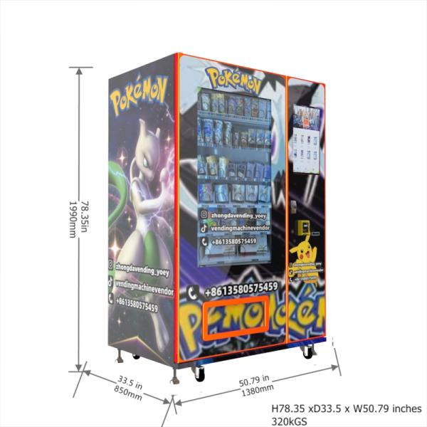 Wholesale Self-Automatic Elevator Gift Card Vending Machine for Pokemond Card for Game Card Distribution