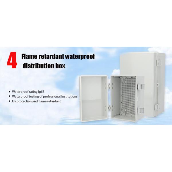 Caixa impermeável plástica elétrica do cerco da tampa transparente do PC do Abs da caixa de junção do fio IP66 do cabo