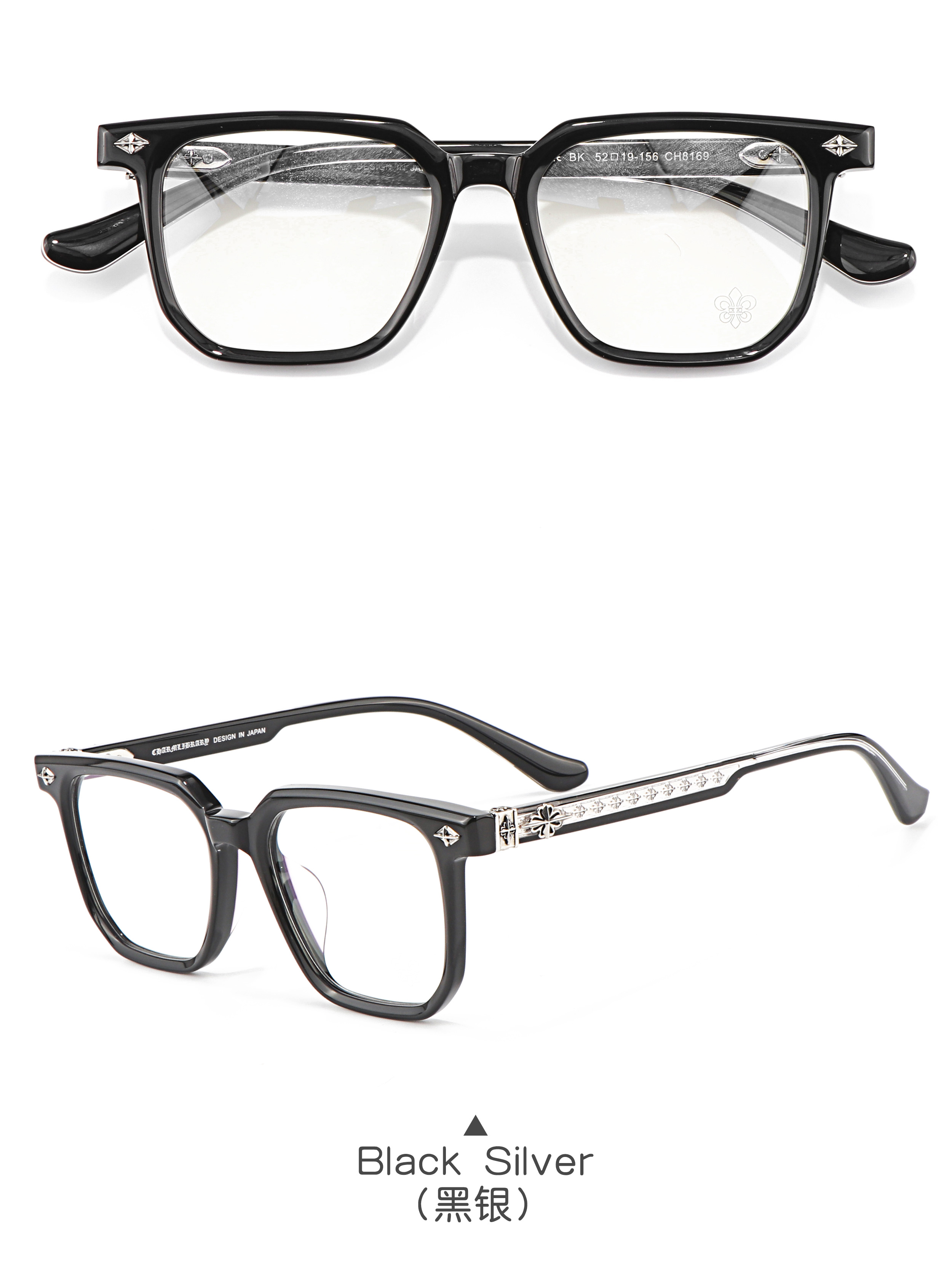 8169 Retro Smooth Transparent clear Optical Prescription Presbyopia Women Fashion Luxury Brand Thick Glasses Eyeglasses for Men