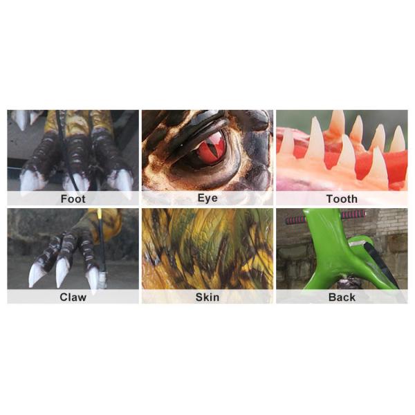 Водоустойчивая Аниматроник езда динозавра, юрская езда динозавра Монолофосаурус мира