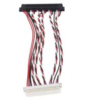 El conjunto de cables LVDS personalizados ¢ Transmisión de señal de alta velocidad para pantallas