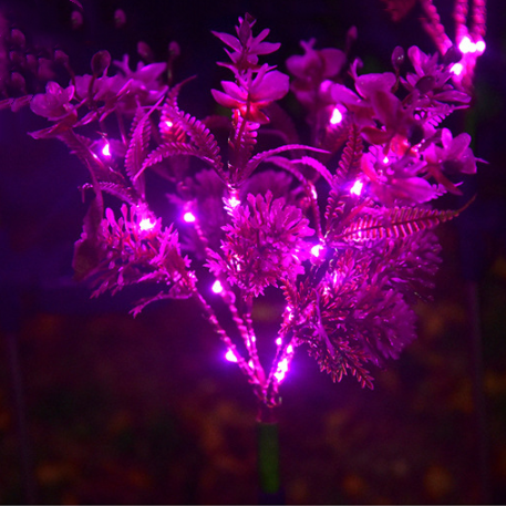 Phalaenopsis Solar LED Garden Lights Small Wildflowers Landscape Garden Lawn Light