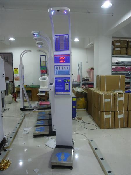 Coin operated height and weight bmi blood pressure machine with printer and wifi