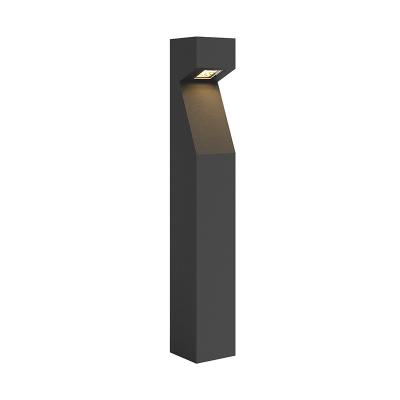 10W Square LED Bollard Light Optional 600/800/1000MM with Type-II Type-V and Type-IV Light Distribution