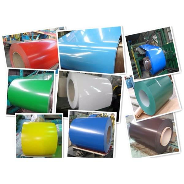 El color de acero galvanizado sumergido caliente prepintado PPGI de la bobina de SGCC cubrió 750-1250 milímetros