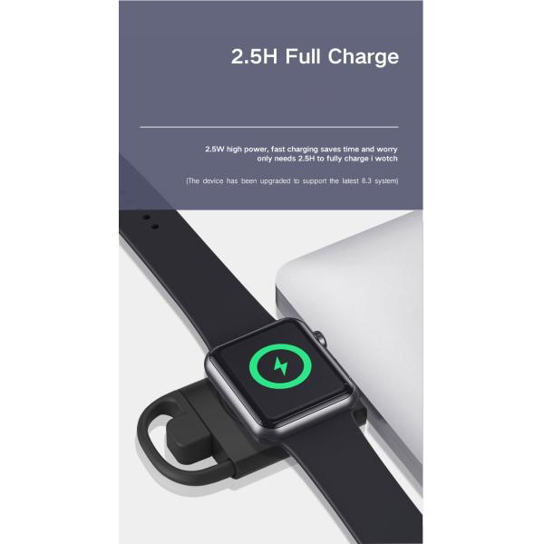 Легкий белый Apple Watch беспроводное магнитное зарядное устройство 5V Входное напряжение