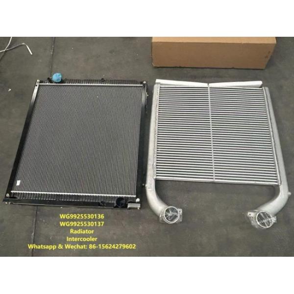 Радиатор 712W06100-0005 HOWO Части для грузовиков Интеркулер WG9925530136 WG9925530137 Водяной бак