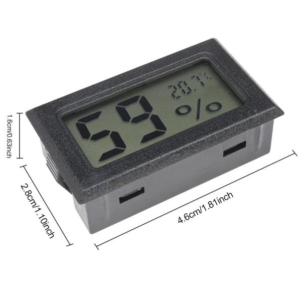 Indoor Digital Humidity Controller Temperature Meter CE Certified Environmental Monitor