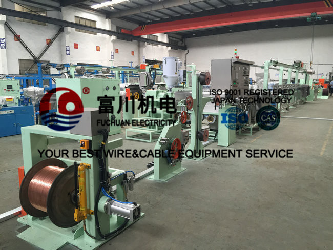 Sky Blue BV BVV Wire Extruder Machine With 150kg Extrusion Output ISO Certified