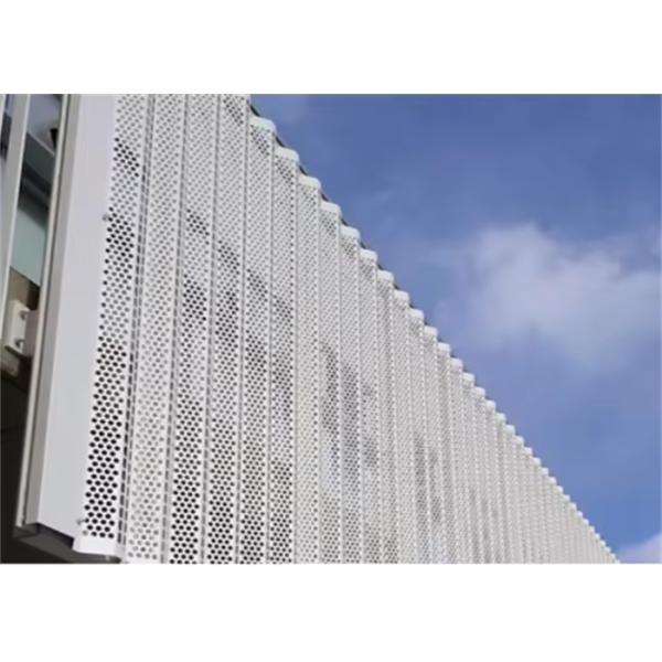 Panneaux de clôture brise-vent à surface brillante, longueur 4m, épaisseur 0,9mm, 5 pics, couleur blanche, décoratifs