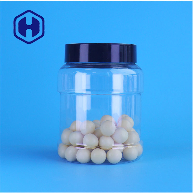 Custom Eco Friendly Clear Plastic Jars For Dried Mango Raisins Apricots Mixed Fruit