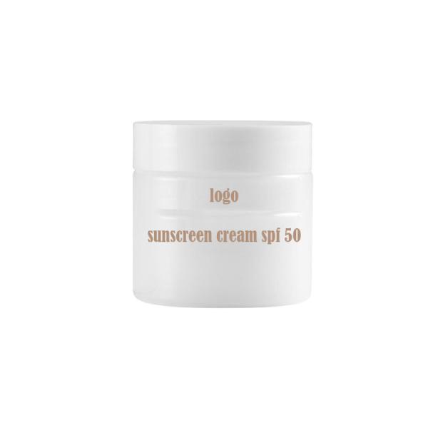 Spf 50 proteção solar dos cosméticos PA+++ da composição da cara do creme da tela de Sun