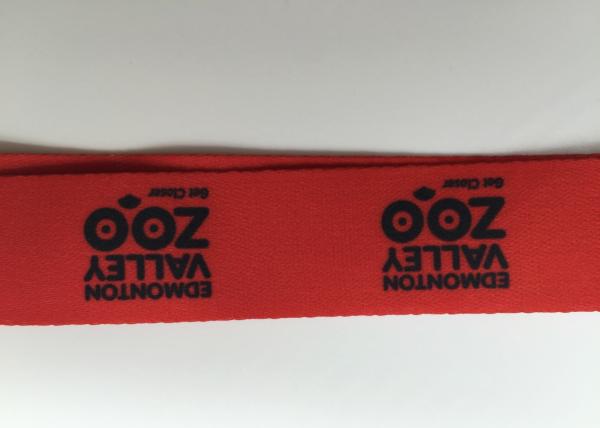 Popular heat transfer printing  lanyards with plastic backle  for exhibitions