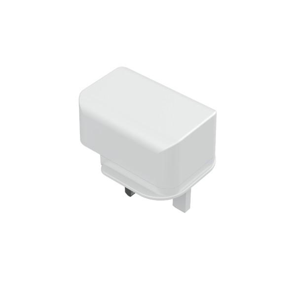 2 USB Port 5V2.4A RoHS UL Uk Travel Charger Fireproof PC