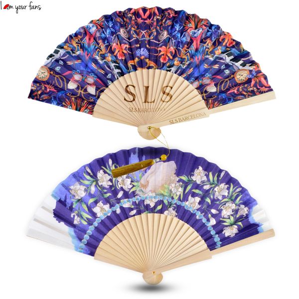 Personalised Hand Fans Wooden Gifts Crafts Folding Fans Hand Held Wedding Hand Fan Spanish Wooden Fan
