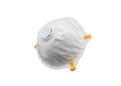 Disposable Valved Dust Mask , FFP1v Particulate Filter Mask With Soft Nose Cushion