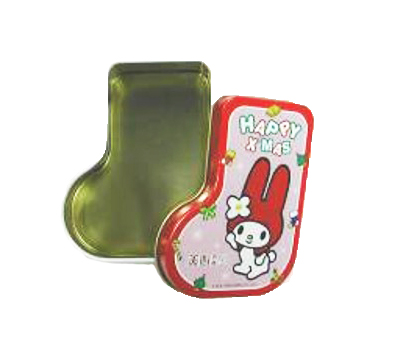 Christmas Candy Tinplate Cmyk Printing Gift Metal Box