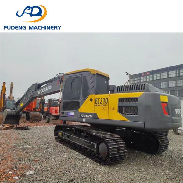 Hot Sale Reliable Used Crawler VOLVO EC210 Excavator with 0.9 Bucket Capacity Excavator for Construction