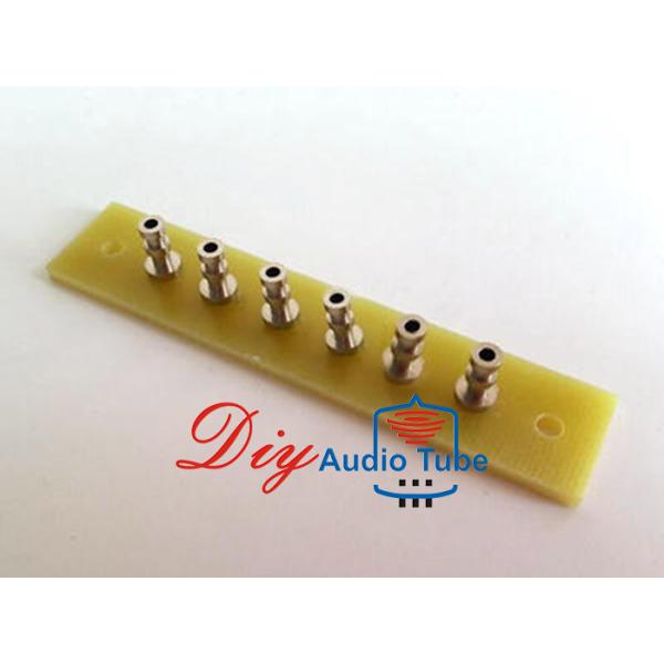 Audio Tube AMP Board 6 Pins Tag Strip 78.5x16x2mm Size For Vintage HIFI Guitar Amp
