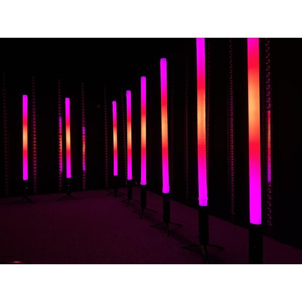 Outdoor Pixel Tube 72W Battery Operated LED Tube Light with Charging Case