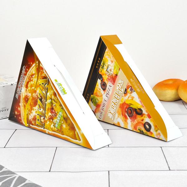 Бумажное слоение PE коробки упаковки еды внутрь для куска пиццы
