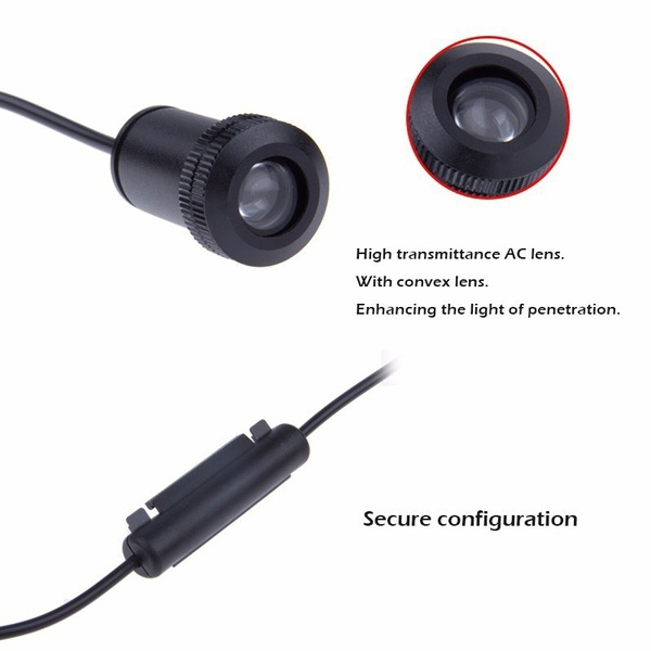 24V 5W 2pcs 21.5mm Car Door Welcome Projector Toyota Skoda