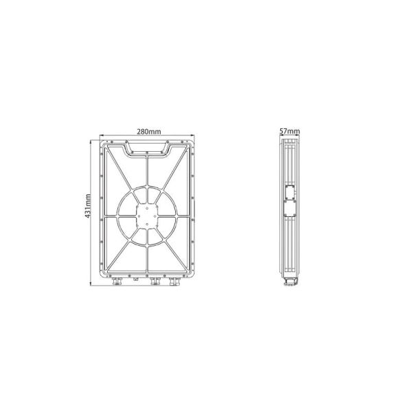 Ground Digital Phased Array Radar Durable Anti UAV Radar With 3km Detection