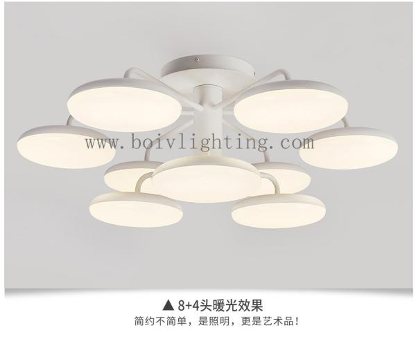 BV2177-6+3 72W 780*780*1000MM Ceiling  Lamps Warm LED Color Look Good For Eye