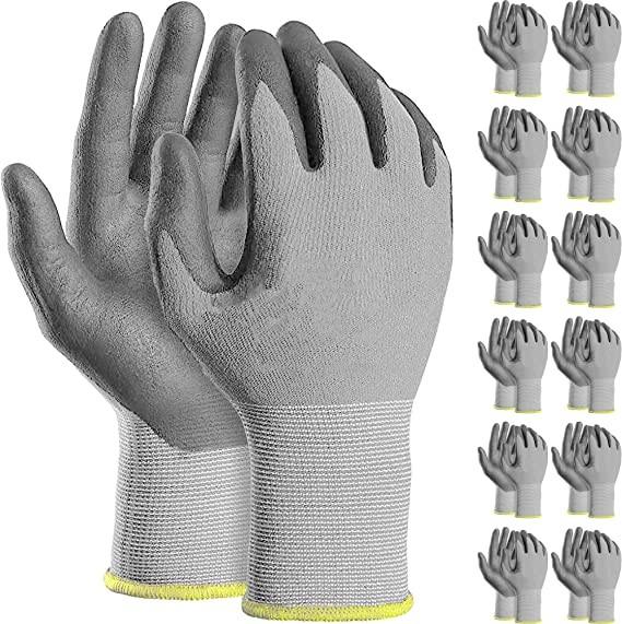 Custom Nitrile Coating Firm Grip Work GlovesNitrile Work Gloves Cotton Shell Coated Safety Work Gloves