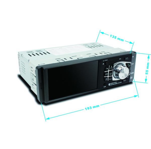 Professional 1 Din Car Stereo With Backup Camera Media Player Mp5