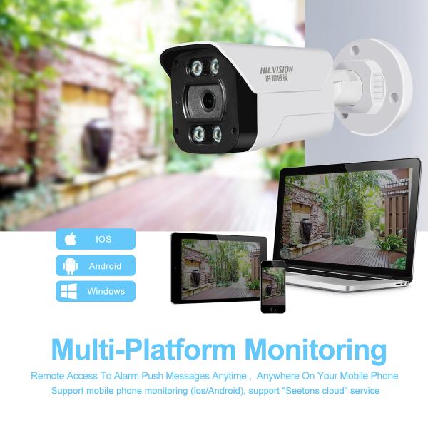 Indoor Security Camera 5MP WIFI Bullet Camera with Night Vision and Motion Detection